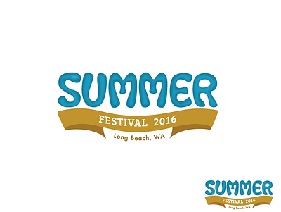 Summerfest festival logo logodesign