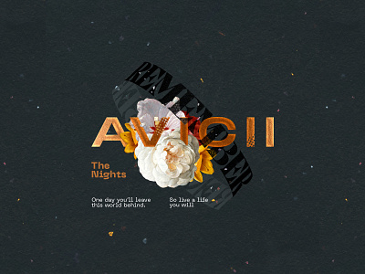 Tribute to Avicii the legend. avicii branding cover artwork coverart coverdesign illustration shadows typography