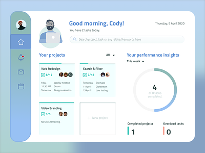 Dashboard - Project Management
