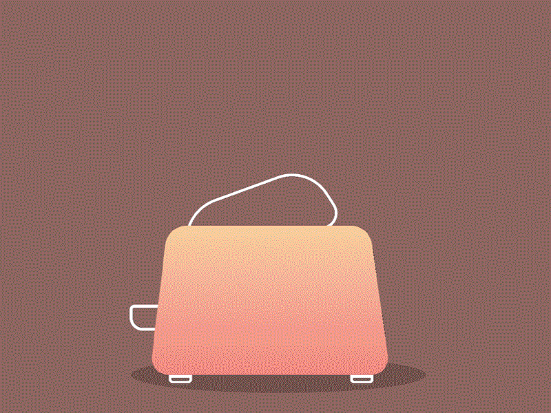 Loading Animation animation food illustration mobile ui toaster ui
