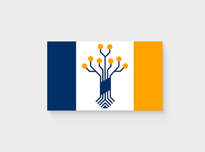 San Jose, CA flag design flag icon logo vector