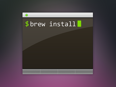 Brew Install apple brew command console desktop homebrew icon install line mac osx terminal
