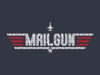 Mailgun Tshirt grunge mailgun rackspace tee topgun tshirt