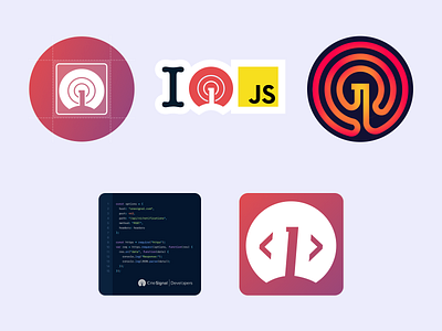 OneSignal Developer Stickers code conference developers devrel javascript js logo messaging notifications onesignal push swag