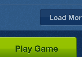 Play Game button cta game ios iphone mobile ui