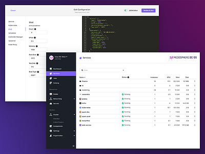 DC/OS 1.11 Hybrid Cloud containers dashboard developer devops docker editor enterprise json kubernetes mesosphere platform ui