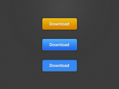 Download active blue button download hover orange