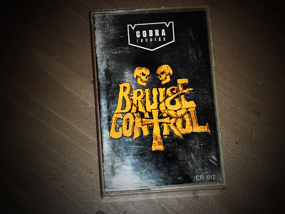 Bruise Control's Debut Cassette Tape bruise control cassette hand lettering lettering metal rock