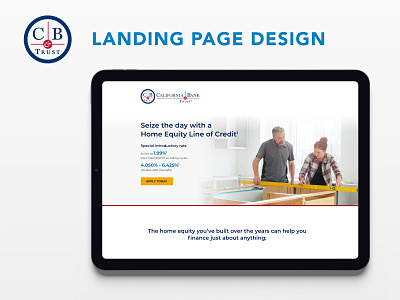 Home Equity Line of Credit Landing Page user experience design ux iconography icons landing page concept landing page design landing page landing page ui mobile design mobile ui responsive design responsive website tablet design ui ui design ui designer ui ux user interface design responsive web design