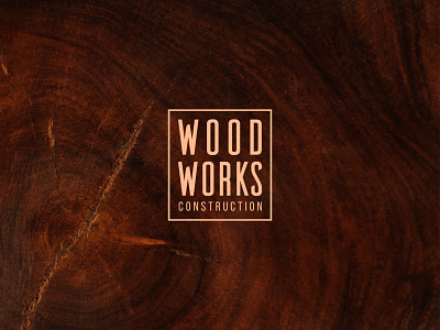 Wood Work Construction branding construction graphic design graphics identity identity design logo mark wood woodworking