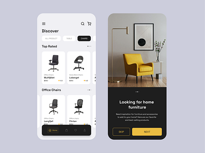 Furno - Design App design freelancer furniture home page mobile app ui ui design uiux