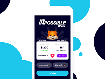The Impossible Game animoji emoji game hq ios mobile money trivia ui ux