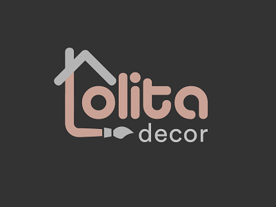 Lolita decor, the logo by JamLuu brand brand design brand identity branding logo
