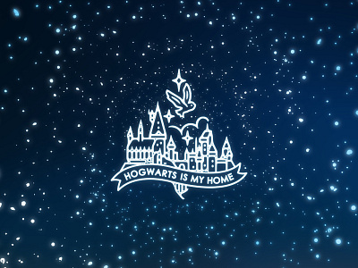 Hogwarts, the art by JamLuu harry potter hogwarts illustration magic potter wallpaper