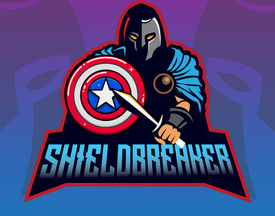 Spartan Gaming Logo captainamerica dhaka esportlogo fahimhasan gaminglogo illustraion mascotlogo nokshakori shieldbreaker spartan logo