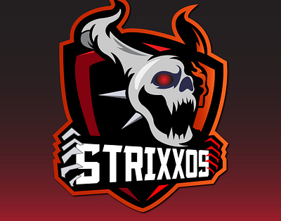 Gaming Logo Using Skull bangladesh burning skull dhaka esportlogo fahim hasan gaminglogo illustration mascotlogo noksha kori