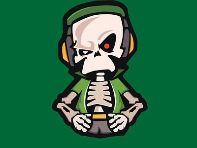 Gaming Character Design bangladesh characterdesign dhaka fahim hasan gaming gaming avatar gaming character illustration noksha kori skull skullboy vector