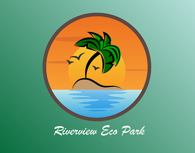 Eco Park Logo dhaka eco park fahim hasan gradient design gradient logo graphicdesign graphicdesigner illustraion nokshakori resort resort logo