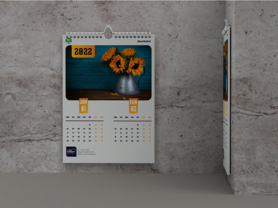 Calendar Design With Mockup