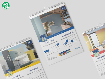 Calendar Design for Dulux Paint