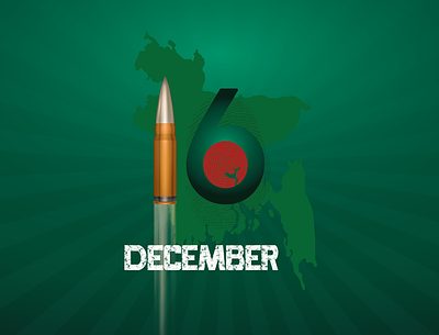 16 December Victory Day Of Bangladesh 16 december bangladesh fahim hasan illustration vector victory day