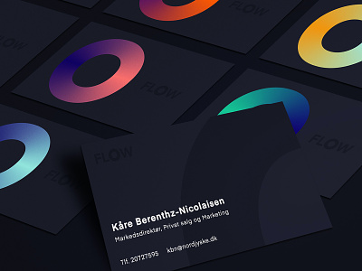 Business Cards brand branding business card business cards circle colorful cvi editorial gradient graphic design identity logo offline print