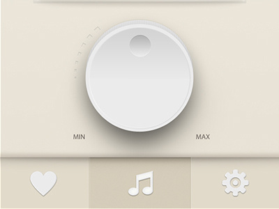 Volume button app menu braun menu music radio radio app retro sound volume