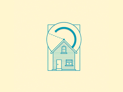 Unused House Icon graph house line vector