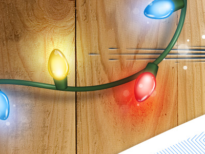 Christmas Lights christmas lightbulbs lights string wood