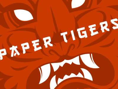 Paper Tigers japanese origami samurai tiger tigers