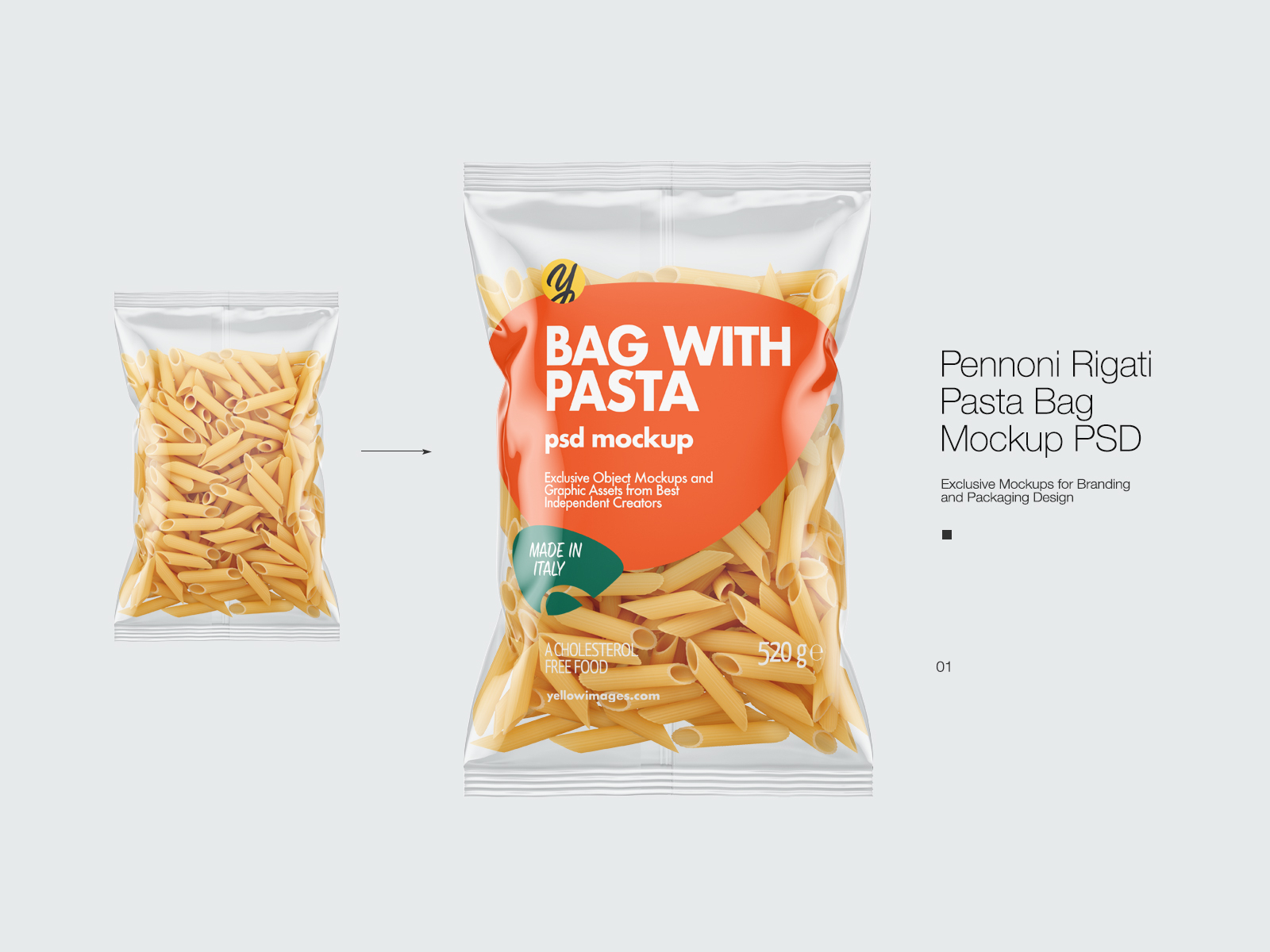 Download Pasta Bag Mockup Psd By Dima Sokolov On Dribbble Yellowimages Mockups