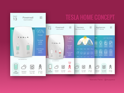 Tesla Home Concept battery energy prototyping tesla