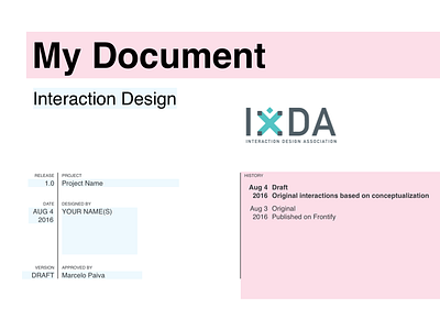 IxDA - Interaction Design Template - Sketch interaction design ixda sketch template wireframes