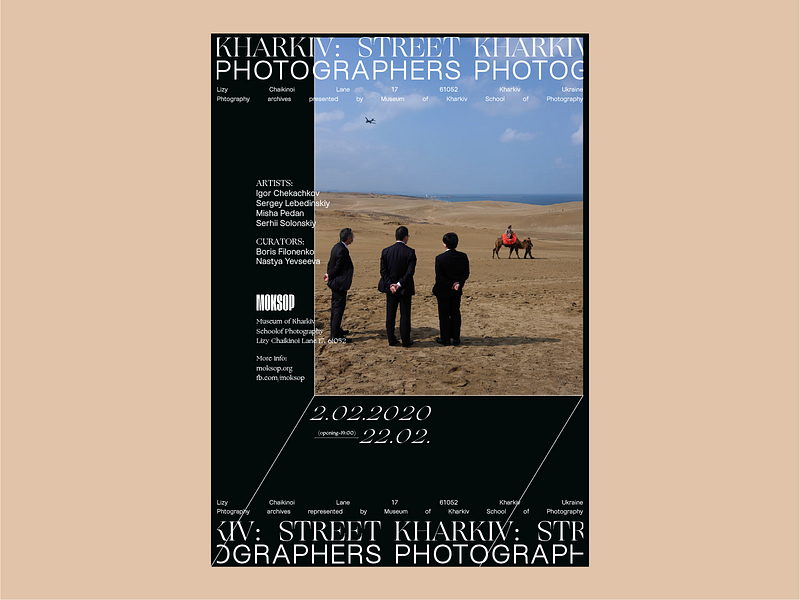 Photography Exhibition Poster by Oleksandr Lykhohrai on Dribbble