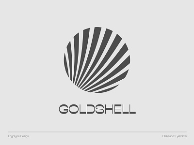 Goldshell Logotype brand design brand identity branding branding agency branding design brutal brutalism logo logo design logo marks logo symbol logotype minimal minimalism shell