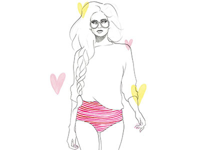 summer stripes beach drawing fashion fashionillustration hair illustration linedrawing pencildrawing runway stripes summer swim