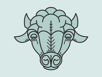 buffalo buffalo icon illustration