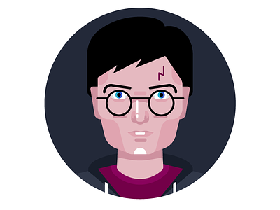 the boy who lived avatar boy character daniel radcliffe harry potter illustration lightning magic person scar