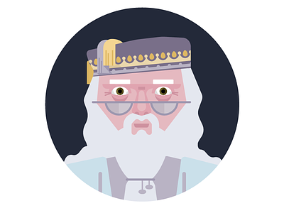every day i'm dumbling avatar character dumbledore harry potter illustration magic old man wizard