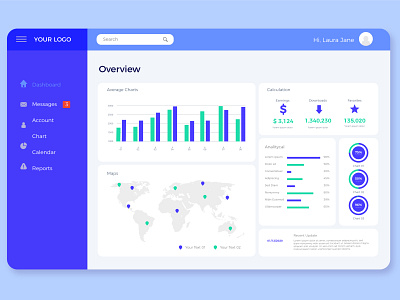 Admin Dashboard Design