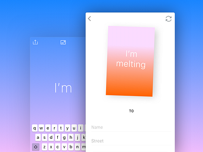 Everyone deserves a gradient anchovy app mobile postcards