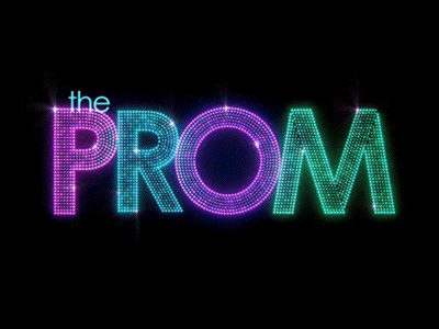 The Prom - End Credits animation credits design pastel shine sparkle type