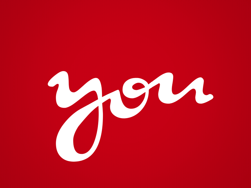 <3You animation cel coca cola gif handlettering heart lettering love super77 type typography you