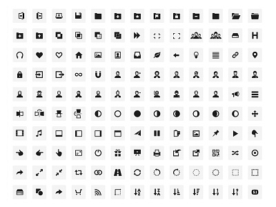 Icon Font Exerpt black folder font icon icons misc moon music people sorting white