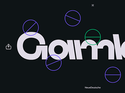ND Gambit font type typedesign typeface
