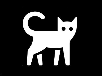 Black cat, white cat… animal cat icon