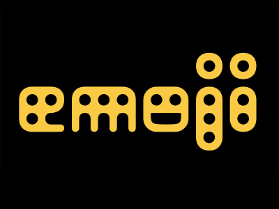 Emojitype? emoji logo type modular typedesign