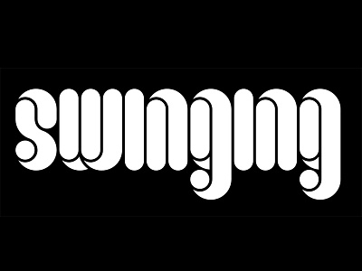 Swinging experiment font type typedesign