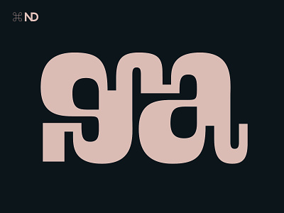 Gaga font type typedesign
