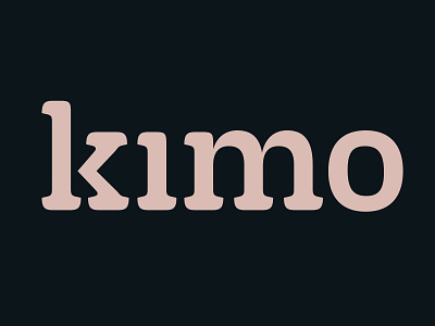 Kimo font type typedesign typeface